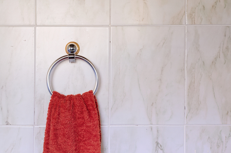 Photo taken in the bathroom, interior details photographyの写真素材
