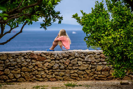 Beautiful landscape of Croatia, Croatia coast, sea and mountains. Panorama