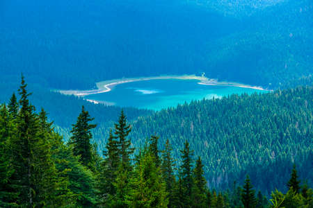 Beautiful landscape of Montenegro, Montenegro mountains, sea and mountains. Panorama