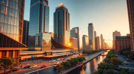 Shanghai Lujiazui Finance and Trade Zone of the modern cityの写真素材