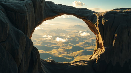 Dramatic view of Arches National Park, Utah, USAの写真素材
