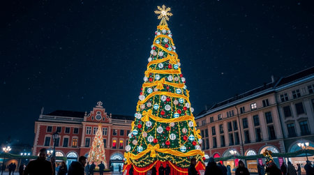 Christmas market in central Stockholm.の写真素材