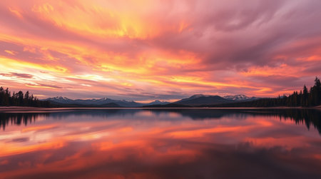 Sunset on Lake Tekapo, Canterbury, Canterbury, New Zealand
