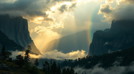 Yosemite National Park, California, United States of America.の写真素材