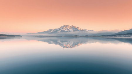 Sunrise at Lake Tekapo, Canterbury, South Island, New Zealandの写真素材