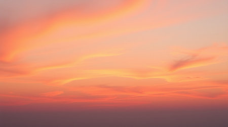 Sunset sky background. Abstract nature background. Sunset sky with clouds
