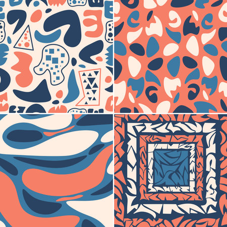 Free vector bundle of bright colorful abstract backgroundsのイラスト素材