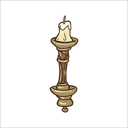old candle lantern vector designのイラスト素材