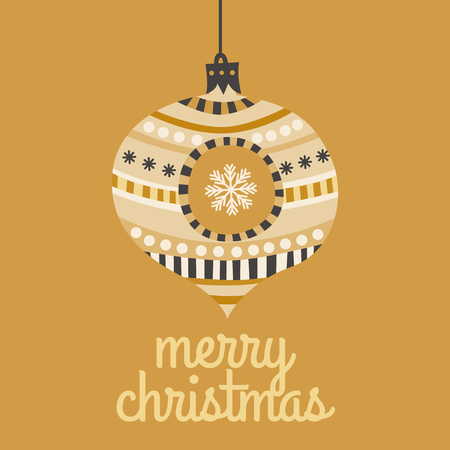 Vector concept Christmas or New Year card templates with balls. Greeting card design.  Modern design element for flyer, card or banner template.のイラスト素材