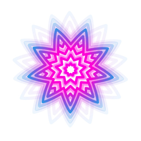 A Vector illustrations in bright neon colors, design prints for t-shirts, posters, flyers, postcards.のイラスト素材