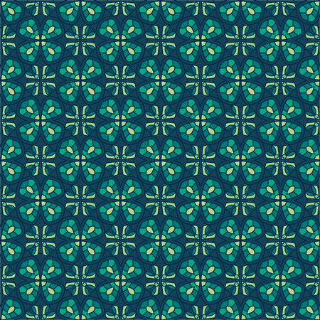 Ornamental seamless pattern. Repeating color geometric background. Perfect for printing on fabric or paper.のイラスト素材