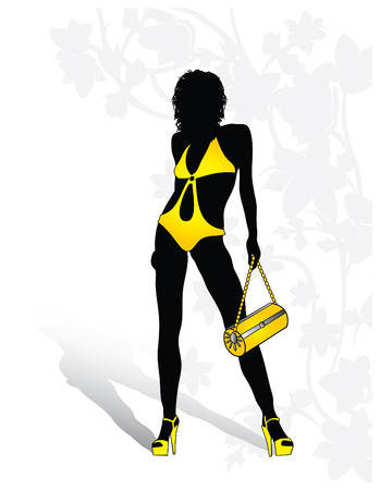 Sexy fashion woman vector のイラスト素材