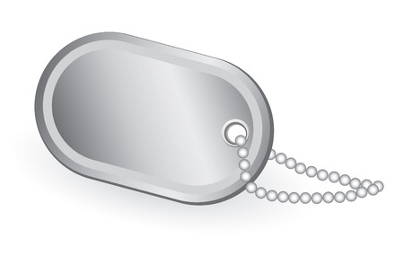 Identity tag vector illustrationのイラスト素材