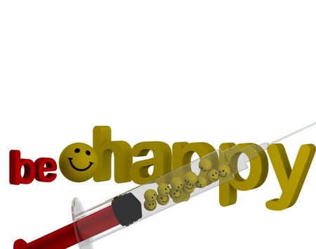 be happyの写真素材