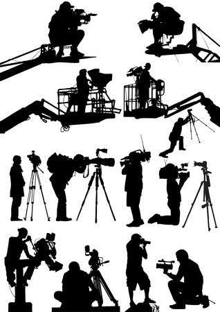 Cameraman Collectionのイラスト素材