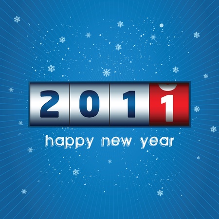 New Year Counterのイラスト素材