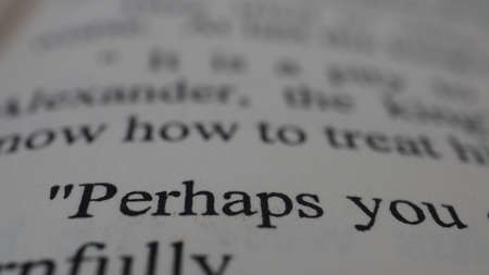The word "Perhaps" in a dictionary.の写真素材
