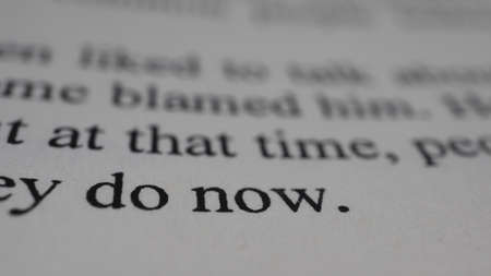 Dictionary definition of the word do now. 3D rendering