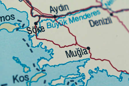 Moldova Shown on a Geography map or road mapの写真素材
