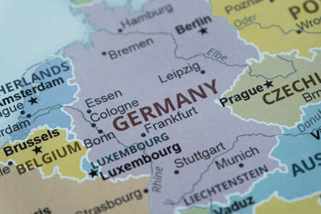 Grenada (Spain) on the map. Close up.の写真素材