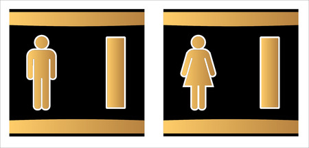 Toilet or toilet icons set.のイラスト素材