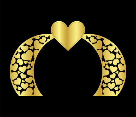 vector illustration for wedding design.のイラスト素材