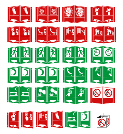 sign, mandatory sign for sticker, posters, and other material printing. easy to modify. Vector.のイラスト素材