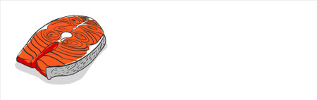 Fried chicken meat. Fast food menu design elements. Restaurant cafe menu, template design. Food flyer. Vector.のイラスト素材