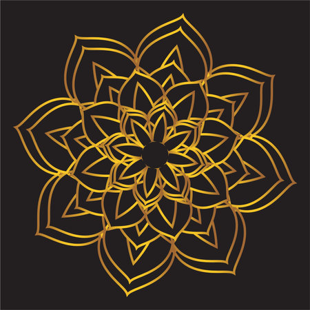 Mandala. Round Ornament Pattern. illustration - Vector.のイラスト素材