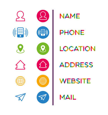 Contact icon set. Website set icon. Symbol for web site. Vector EPS 10. Isolated on transparent backgroundのイラスト素材