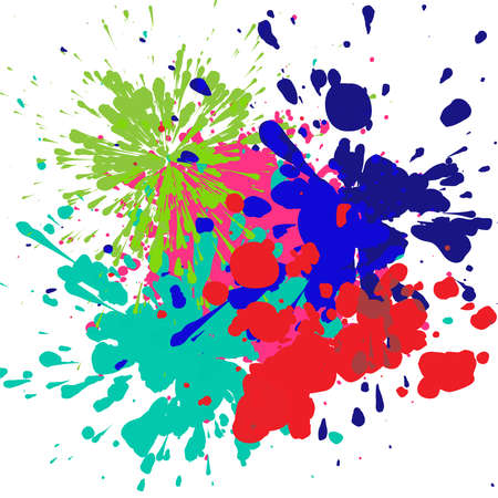 Elegant Abstract artistic colorful splash watercolor background. Vector.のイラスト素材