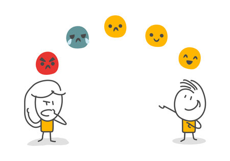 Stick figures. Education. Isolated on white background. Hand drawn Doodle Line Art Cartoon Design character.のイラスト素材