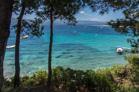 View of the coast to Zlatni Rat