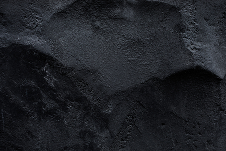 Top view of black stone texture backgroundの写真素材