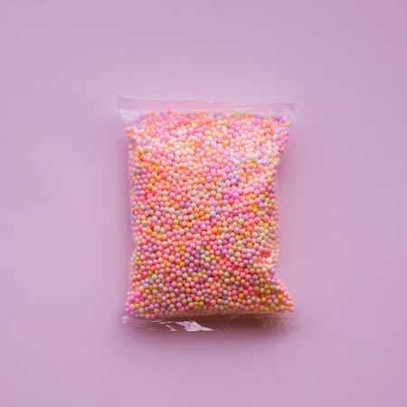 Colorful Polystyrene foam.creativity concepts ideas