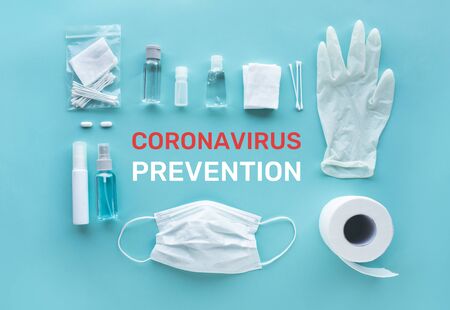 Coronavirus  prevention equipment.medical supplies.virus outbreak situation.body health care.washing and cleaning your hand.protect yourself.healthy lifestyleの写真素材