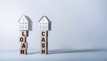 Real estate concepts with loan and cash concepts.business investment and  financial.の写真素材