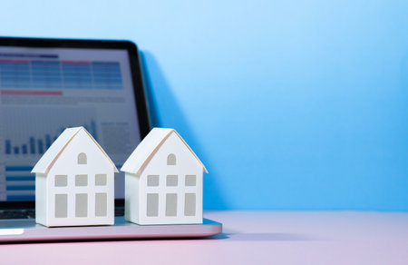 Real estate or property concepts with house model.business investment and  financial.の写真素材