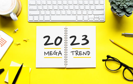 2023 business trends.planning and forecasing. digital digital transformation.creativity
