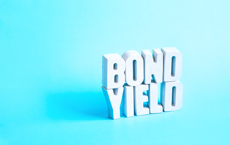 Bonds yield curve with world economic and money bank note.business and financial management.investment and asset locationの写真素材