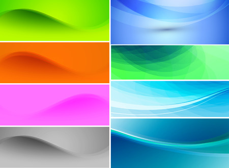 water and nature wavy business card or background setのイラスト素材