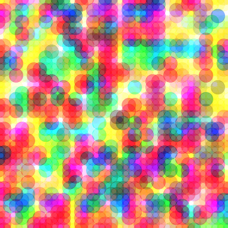 Colorful dots abstract vector art background with vibrant tonesのイラスト素材