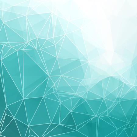 Abstract triangular blue background with polygonal abstract shapesのイラスト素材