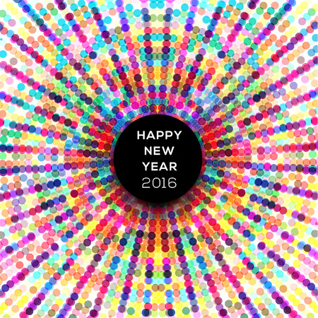 Abstract celebration background with colorful dotted linesのイラスト素材