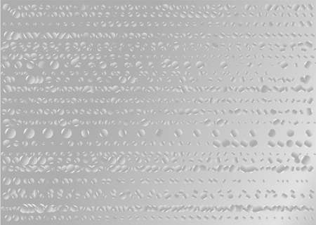 Abstract black and white, grey color tone simple circle shapes, bubbles background.のイラスト素材