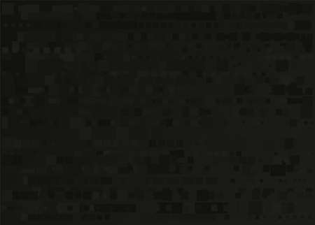 Dark black circles background illustration with deep 3d perspective effect.のイラスト素材