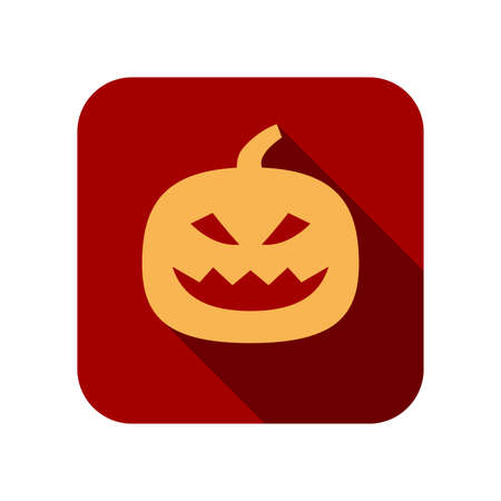 Halloween flat icon design set vector illustrationのイラスト素材