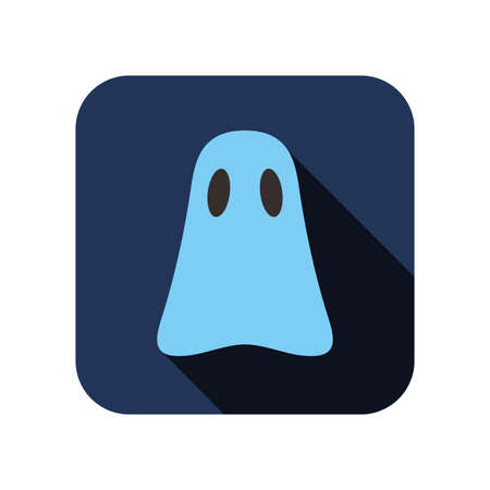 Halloween flat icon design set vector illustrationのイラスト素材