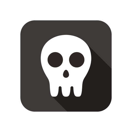 Halloween flat icon design set vector illustrationのイラスト素材
