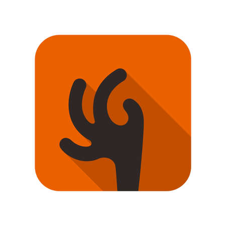 Halloween flat icon design set vector illustrationのイラスト素材